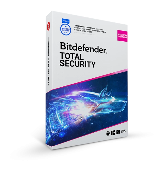 Bitdefender Total Security | 10 Geräte - 1 Jahr | Windows - Mac - Android - iOS